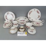 A quantity of Royal Albert Lavender Rose pattern dinner and teawares including a pair of tureens and