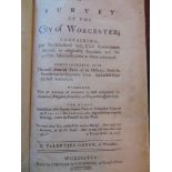 GREEN Valentine - A Survey of the City of Worcester - Printed by J Butler 1764, 252 pages,