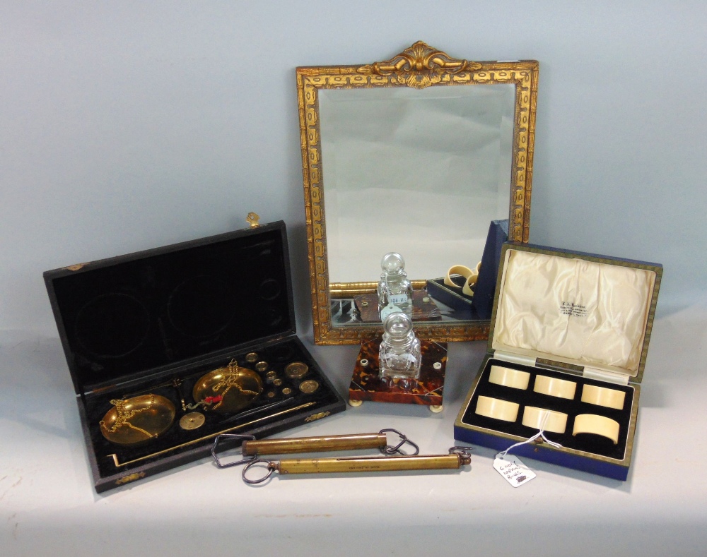Large collection of miscellaneous items to include a tortoiseshell and ink standish, a mauchline - Image 2 of 4