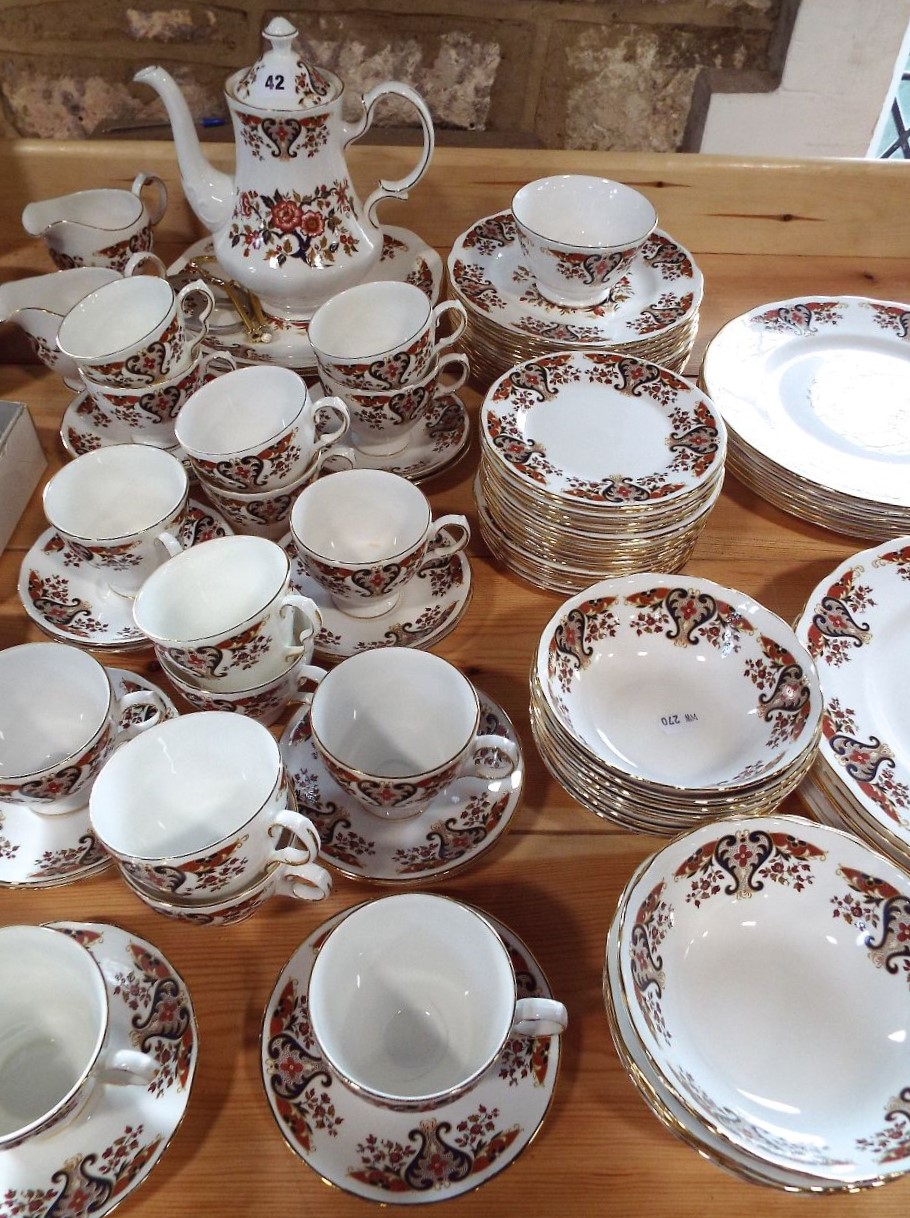 An extensive collection of Colclough dinner, tea and coffee wares comprising twelve dinner plates, - Image 2 of 2