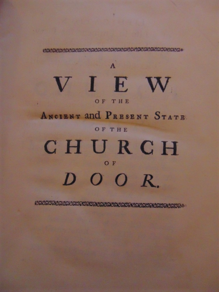 GIBSON Mathew - A View of the Ancient and Present State of Churches of Door, Home-Lacy and - Image 4 of 7