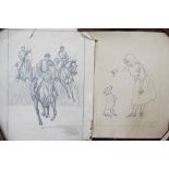 Late 19th/early 20th century British School - a collection of pencil drawings and studies