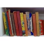 An extensive collection of vintage children's books including Angela Brazil, Enid Blyton, and