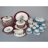 A collection of Wedgwood Mayfield pattern dinnerwares comprising a pair of tureens and covers, two