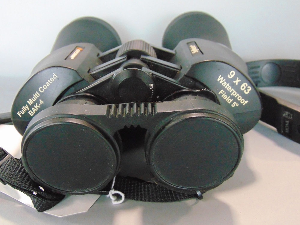 Two pairs of binoculars to include Celestron Skymaster 9x63 and pair of Monk Optic Navigator 7x50, - Image 2 of 3