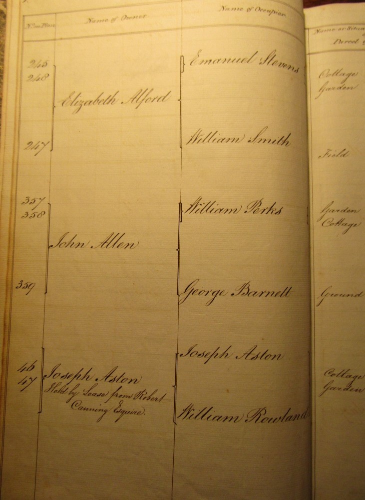 CASTREE Jos - Newent Union, Terrier and Valuation of the messuages, lands and other Hereditaments - Image 3 of 7