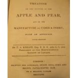 KNIGHT J.A. - A Treatise on the Culture of the Apple & Pear and on the Manufacture of Cider &