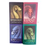 An extensive collection of fantasy inspired books including The four Inheritance Cycle titles by