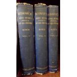 Bismark - Some Secret Pages of His History, in three volumes by Dr Moritz Busch published