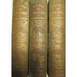 STEPHENS Henry F.R.S.E - The Book of the Farm, three volumes, steel engravings - William Blackwood &