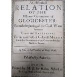 COBET John - An Hiftoricall Relation of the Military Government of Gloucester (from the beginning of