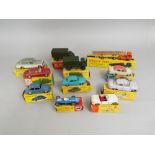 A collection of boxed Dinky toys comprising 621, 623, 1698,113, 181, 547, 524, 240 and two boxed