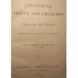 BONNEY T G - Cathedrals, Abbeys & Churches of England & Wales, Cassel & Co, two volumes, 1891
