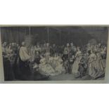 A mid-19th century black and white engravings after John Philip RA, showing the marriage of The