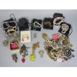 Collection of contemporary costume jewellery to include pieces by Butler & Wilson, Attwood & Sawyer,