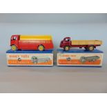 Two Dinky Toys both in original boxes including A.E.C. Tanker 591 and Big Bedford Lorry 522 (2)