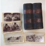 A boxed set The South African War Through The Stereoscope (volume one and two) produced by Underwood
