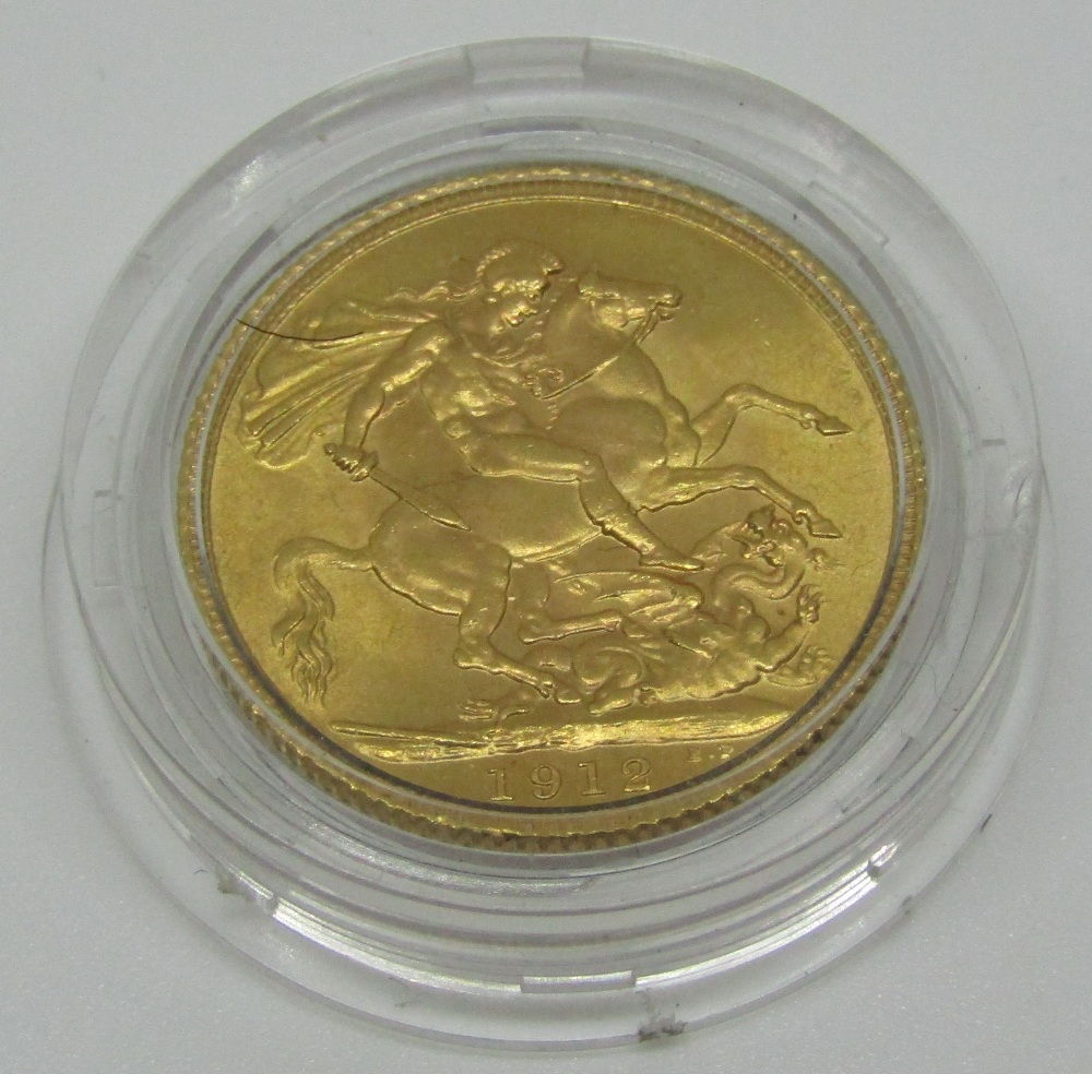 Sovereign dated 1912