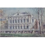 Tom Waghorn R.W.A. (British 1900-1959) - Study of Spencer House - watercolour on paper, signed with