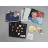 Two Royal Mint All Change collection , Diamond Jubilee commemorative 2012, two 2007 Diamond