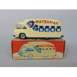 Boxed vintage toy 'Waterman' bus by P.R. collection Caravane 'Tour de France' (1)