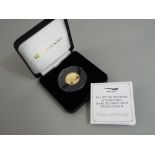 50th anniversary 22ct gold proof £1 coin, limited edition of 499, 8 grams