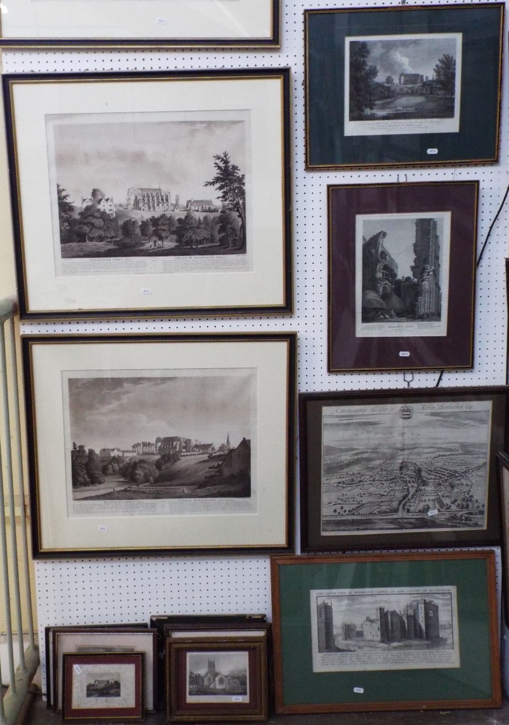 An interesting collection of late 18th and early 19th century black and white engravings relating to - Image 2 of 3