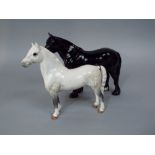 A Beswick model of a Welsh mountain pony, together with a Beswick Dale pony