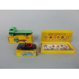 Dinky Toys including Guy Fiat Truck 512 with Guy Warrior Box, Austin Atlantic Convertible 106 with