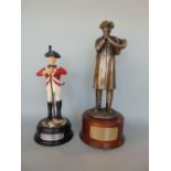 Ballantynes of Walkerburn Soldier Artificer Co (Gibraltar) c1772, resin study, 22cm high; together