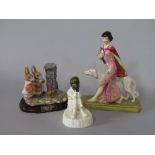 A Kevin Francis limited edition figure of Rosa Canina, 24cm tall approx, together with a Beswick