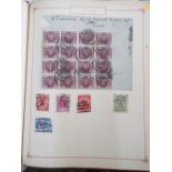 A collection of old time World stamps collection in eleven albums including France, French Colonies,
