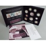 Platinum wedding anniversary coin and stamp set 172/499