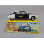 French Dinky Toys Citroen 'DS19' Police vehicle 501 in original box (1)