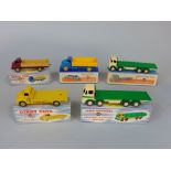 4 boxed Dinky toys which have been repainted including Supertoy Foden Flat Truck with tailboard 503,