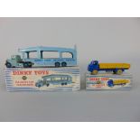 Two Dinky Toys in original boxes including Pullmore Car Transporter 582 and Big Bedford Lorry 922 (