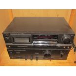 A Technics hi-fi separate stacking system comprising stereo tuner, G 56OL compact disc player PG56OA