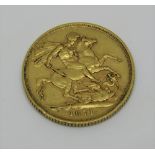 Sovereign dated 1871