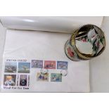 An album containing a collection of British Forces and Postal & Courier Services First Day Covers,