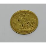 Half sovereign dated 1912
