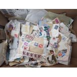 A large quantity of unsorted British & Worldwide mixed stamps (1)