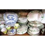 A collection of Royal Doulton Countess pattern wares comprising six oval graduated meat plates, a