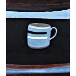 Rachel Nicholson (B.1934) - 'Mug', signed and dated 1980 verso, Oil on board, 29 x 25cm, framed