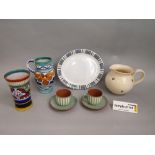 A collection of Alfred Meakin Glo-White dinner wares including a pair of tureens and covers, sauce