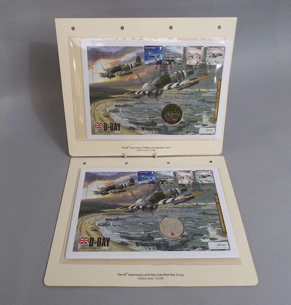 Queens commemorative jubilee gold plated on silver proof commemorative collection, together with two