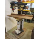 A Scheppach Rab S16 workshop electric radial drill press, complete with operating instructions