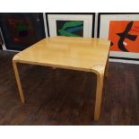 Alvar Aalto (1898-1976, Finnish) - birch and ash fan leg centre table