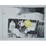 Mary Fedden (1915-2012) - 'The Etching table', lithograph, 44 x 58cm, unframed