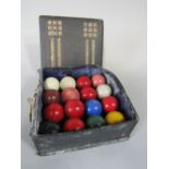 Sixteen billiard balls