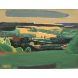 Henri Hayden (1883-1970) - Landscape, signed and dated 1959, Gouache, framed
